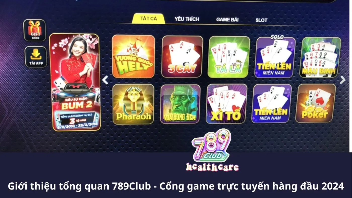 Giới thiệu tổng quan 789Club - Cổng game trực tuyến hàng đầu 2024